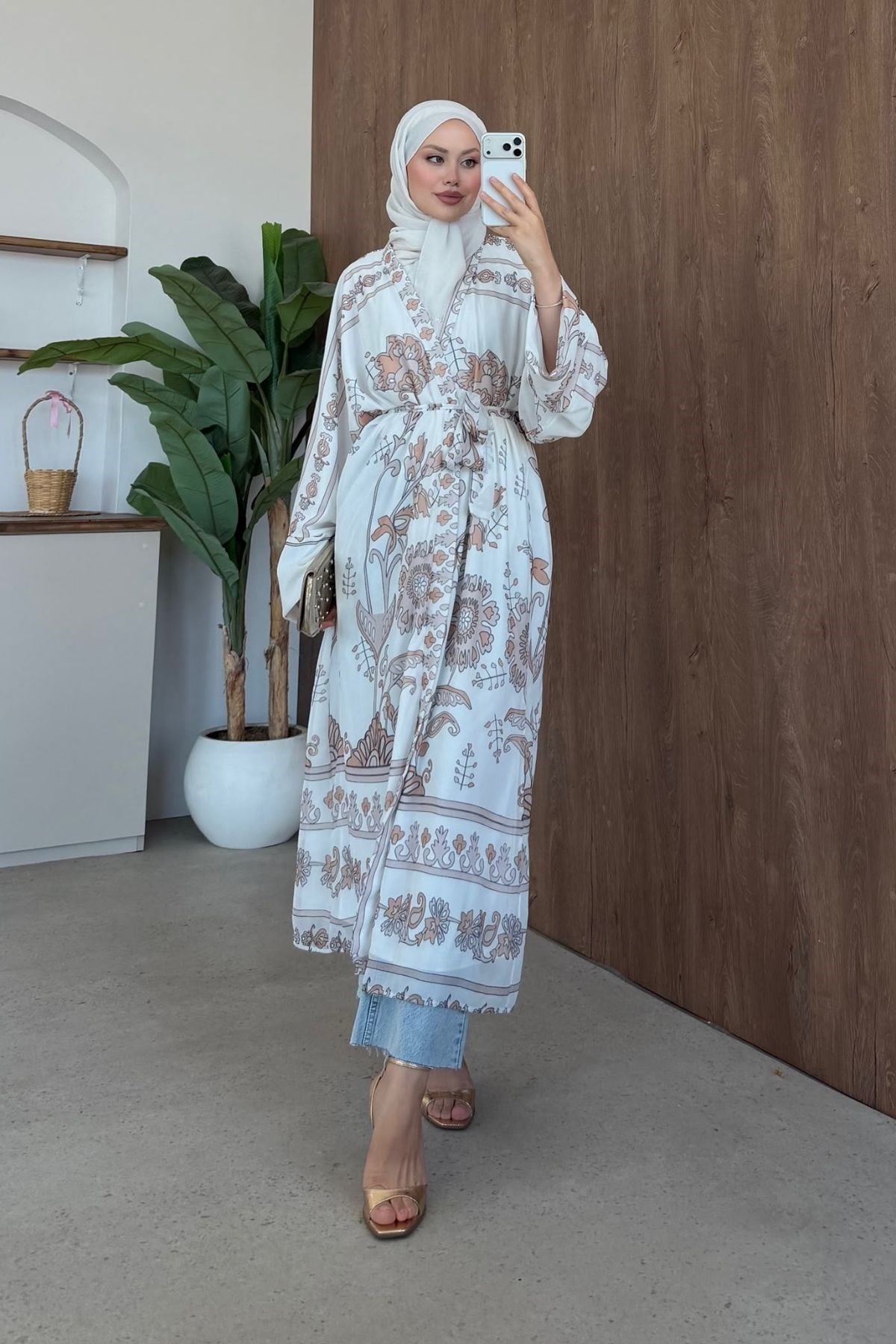 Bohem Esintili Kimono Vizon, Fiyatları 