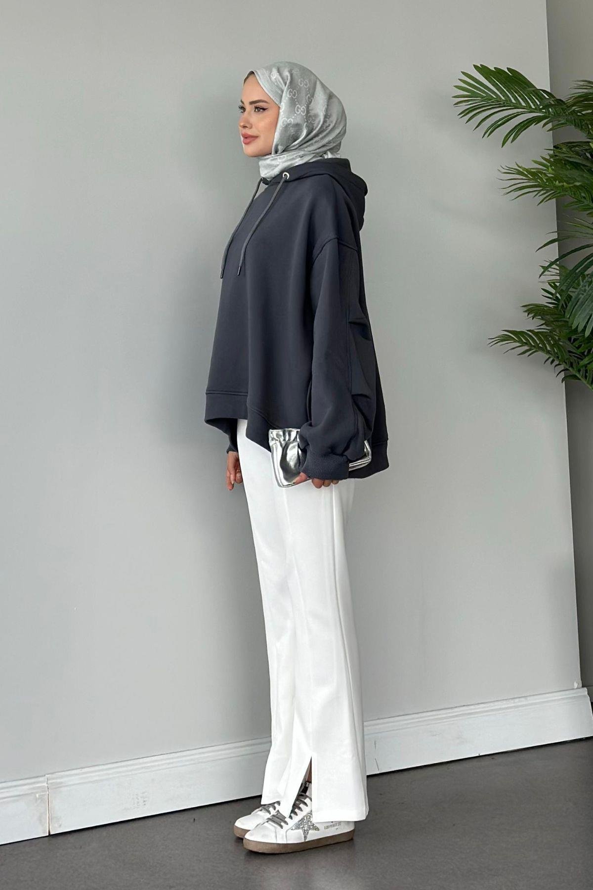 Bohem Kapişonlu Sweat Antrasit, Fiyatları 