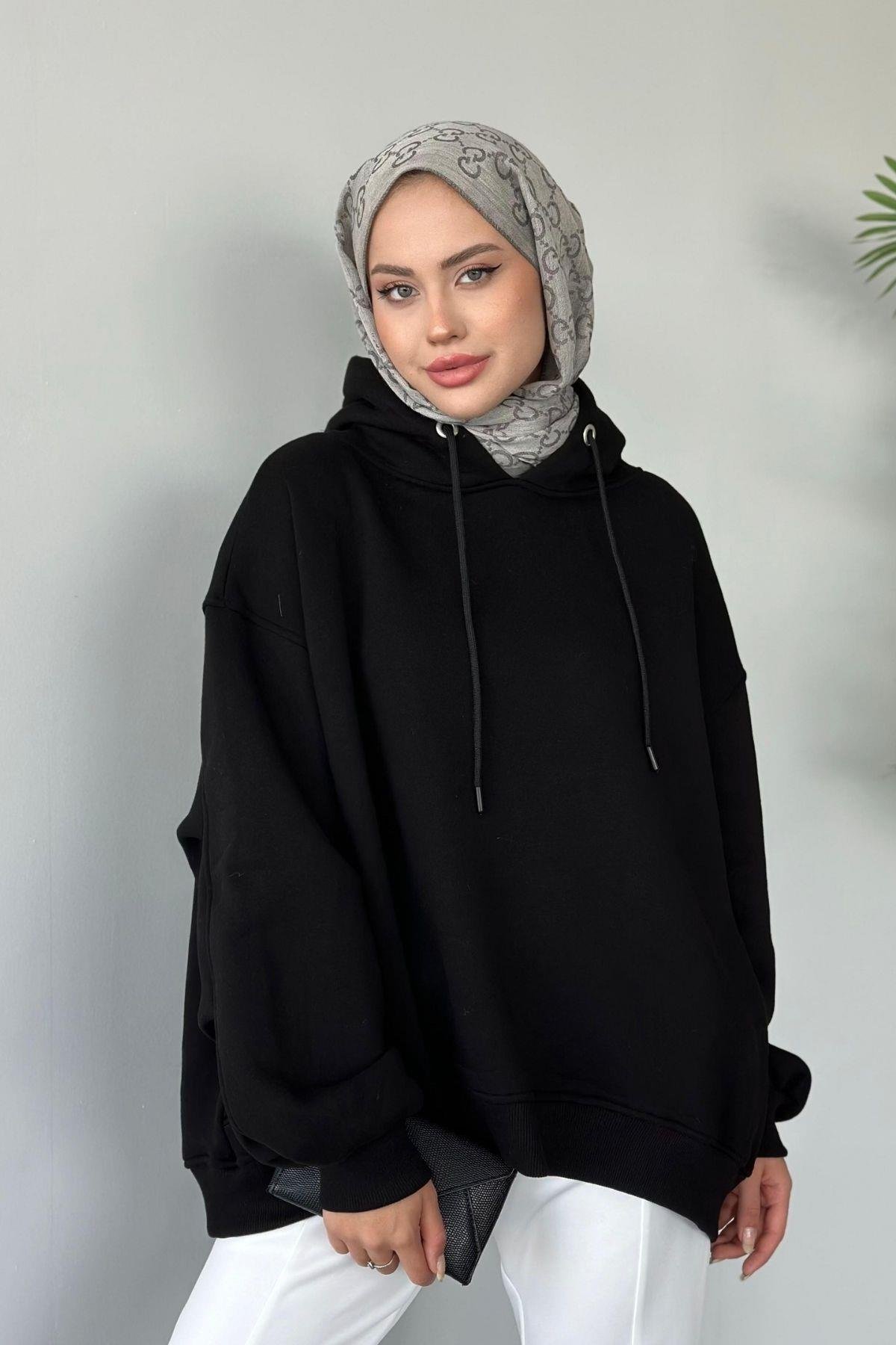 Bohem Kapişonlu Sweat Siyah, Fiyatları 