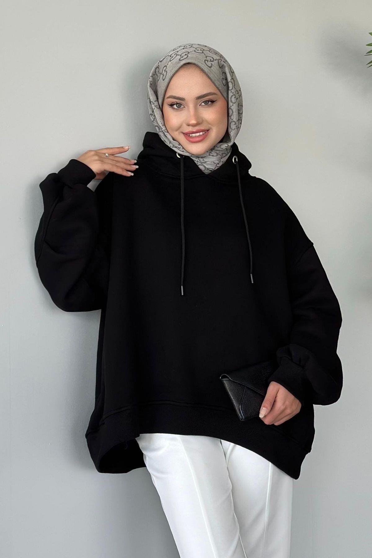 Bohem Kapişonlu Sweat Siyah, Fiyatları 