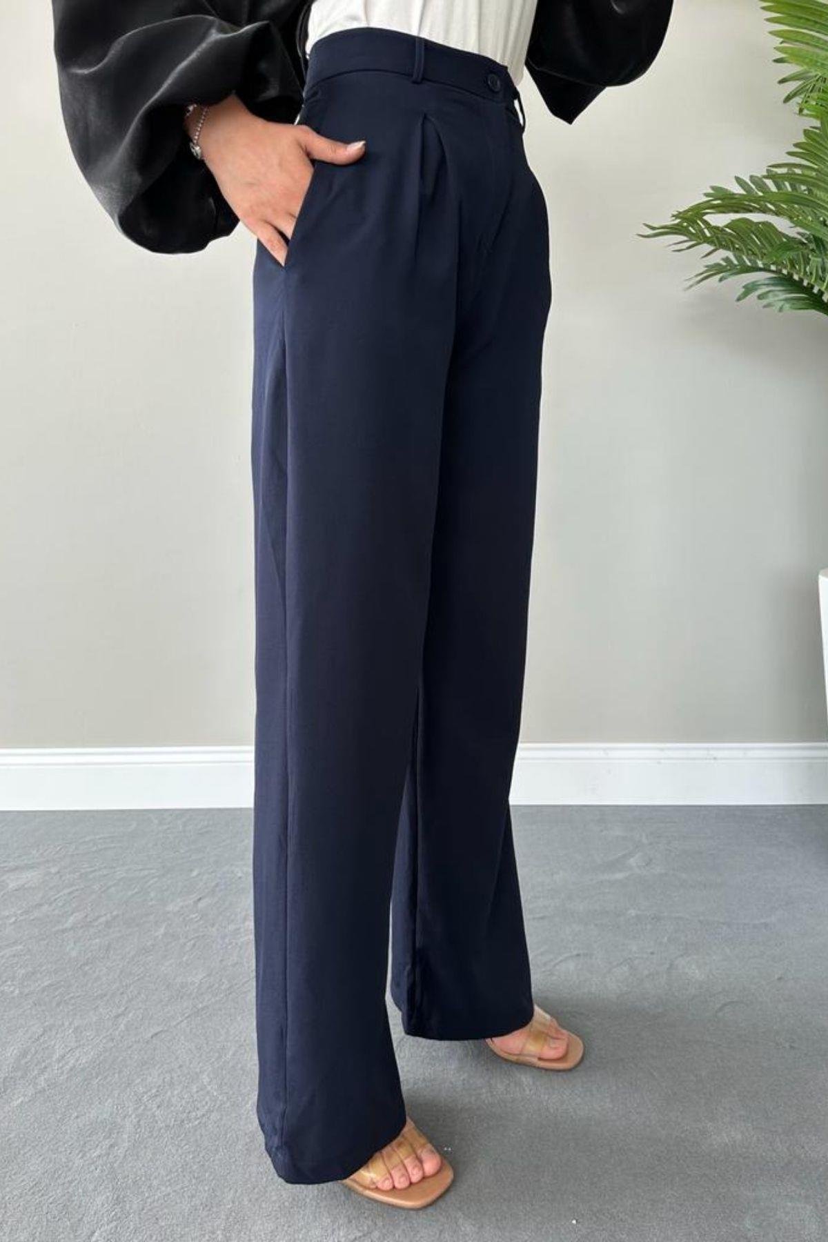 Bol Pantolon Lacivert, Fiyatları 