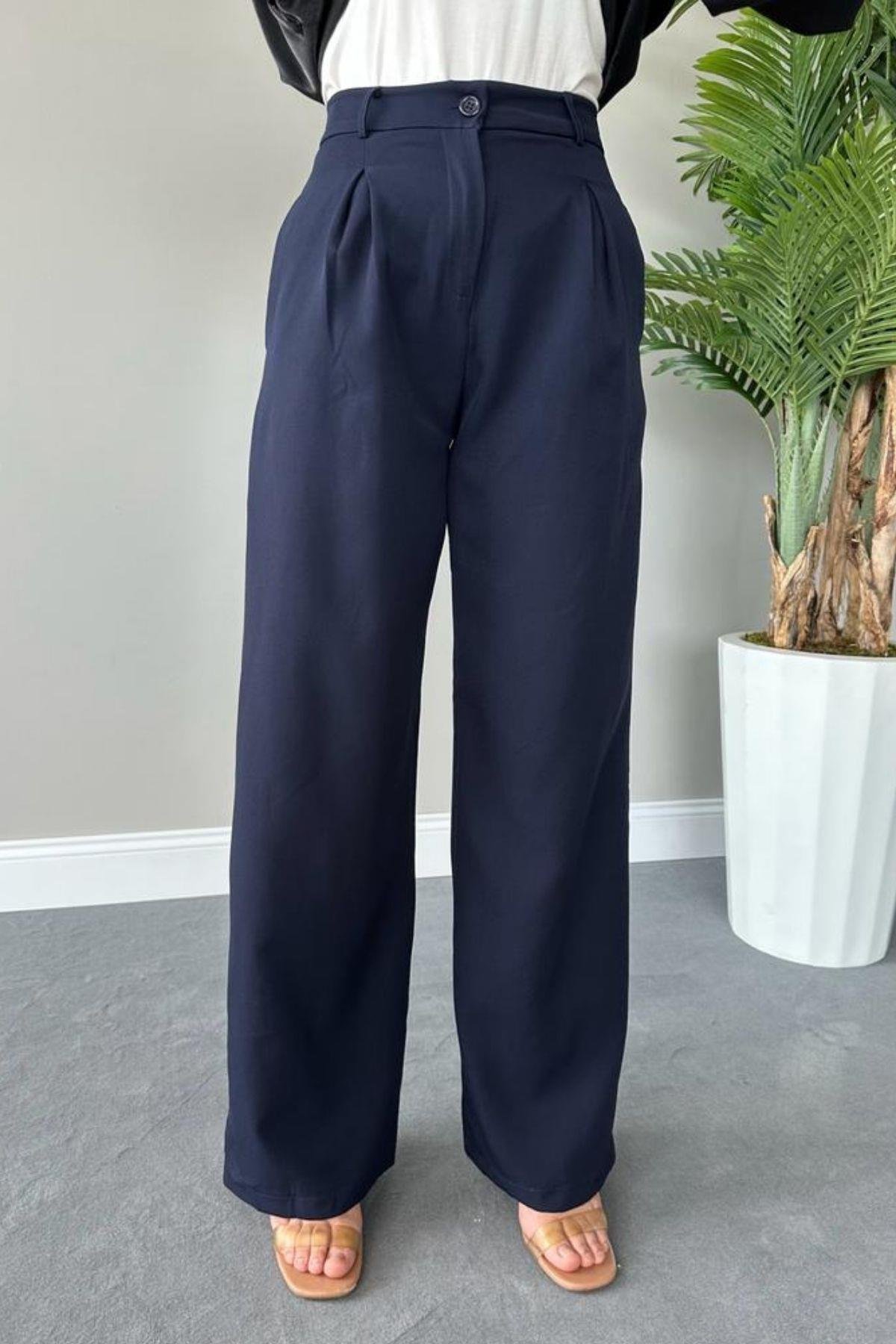 Bol Pantolon Lacivert, Fiyatları 