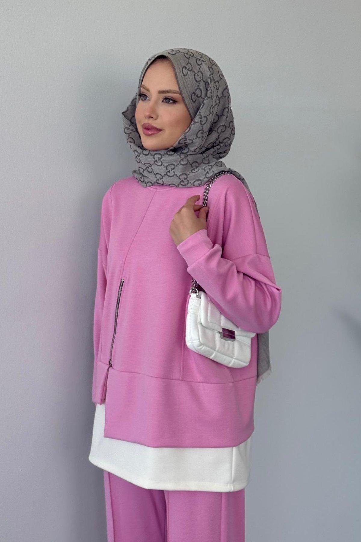 Boris Oysho Takım Pembe, Fiyatları Boris Oysho Takım Pembe- Haza Moda 