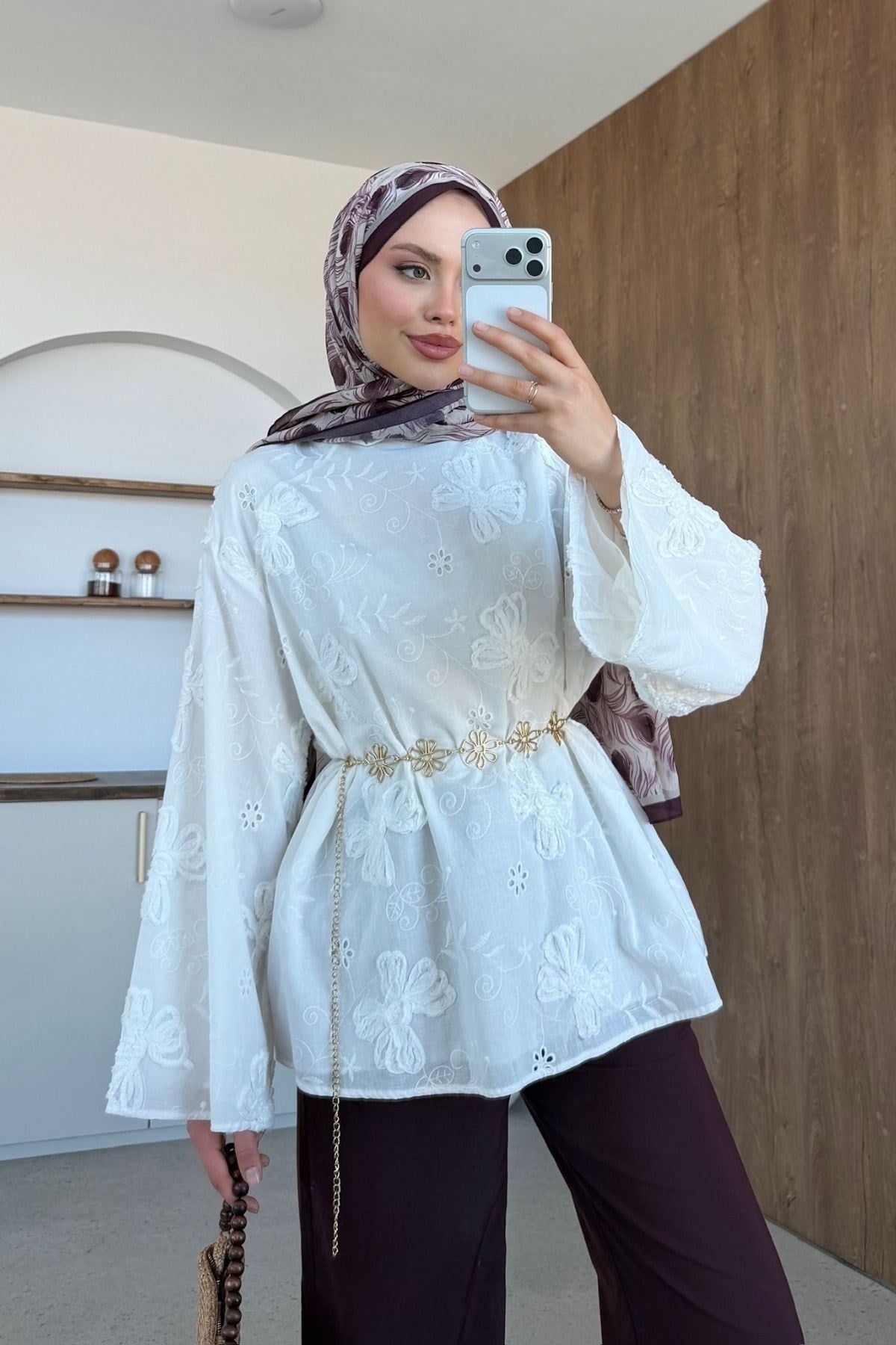 Brade Güpür Bluz Beyaz, Fiyatları 