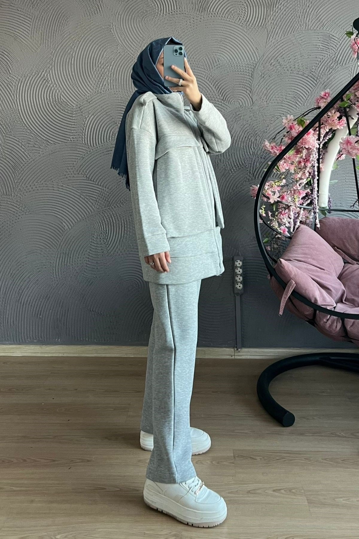 Büyük Cepli Takım-GRİ, Fiyatları Büyük Cepli Takım-EKRU – Haza Moda | Tesettür Giyim