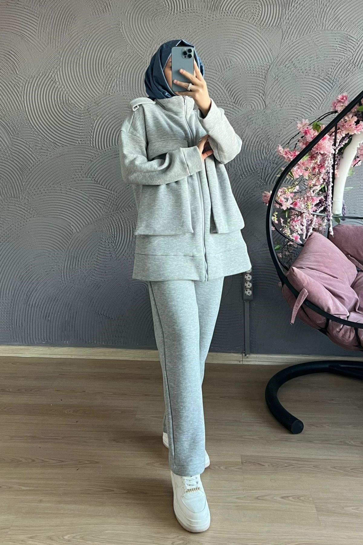 Büyük Cepli Takım-GRİ, Fiyatları Büyük Cepli Takım-EKRU – Haza Moda | Tesettür Giyim