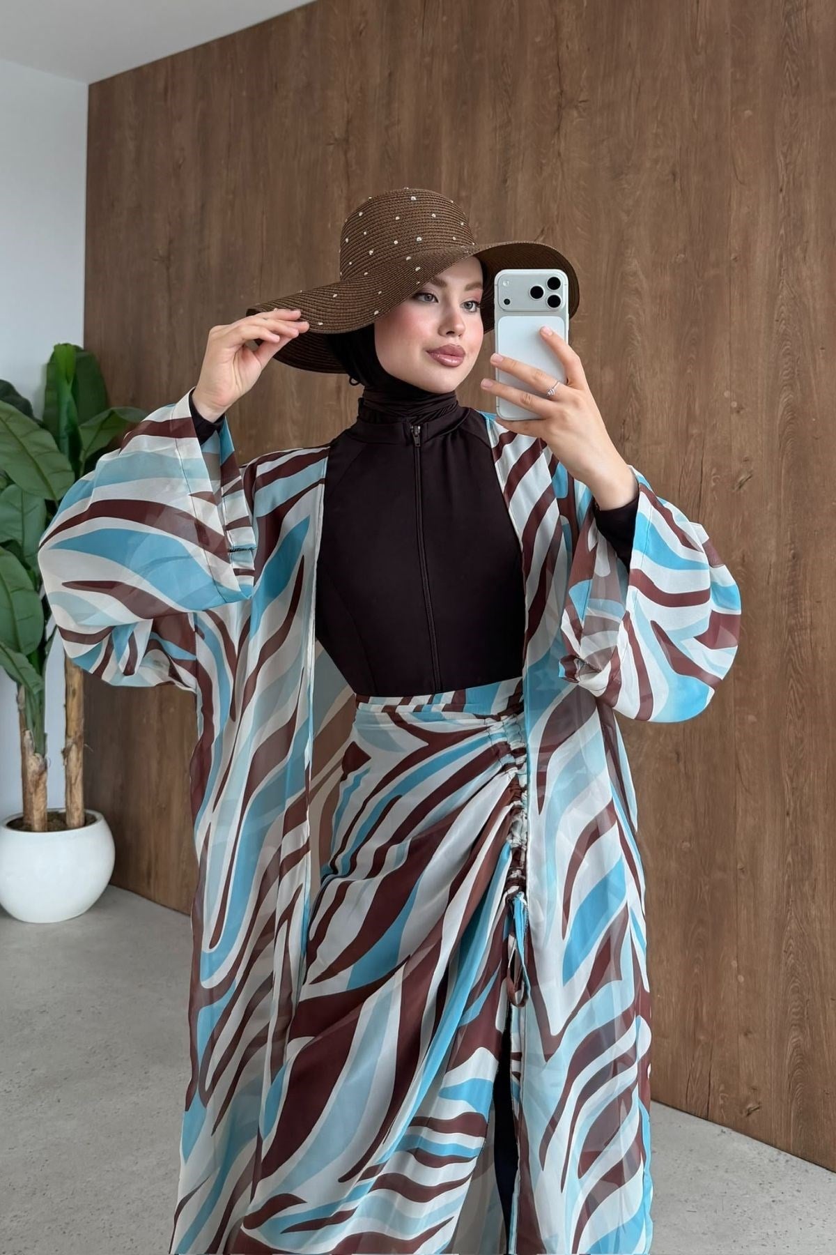 Büzgülü Üçlü Mayo Turkuaz, Fiyatları Büzgülü Üçlü Mayo Turkuaz| Haza Moda