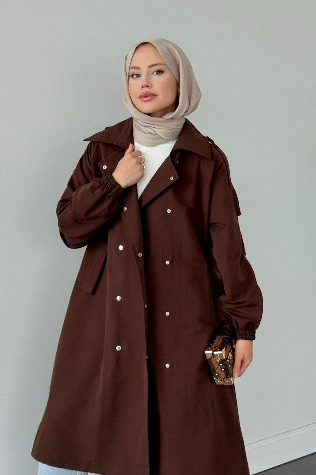 Bym Muadil Trençkot Acıkahve, Fiyatları Bym Muadil Trençkot Acıkahve- Haza Moda 