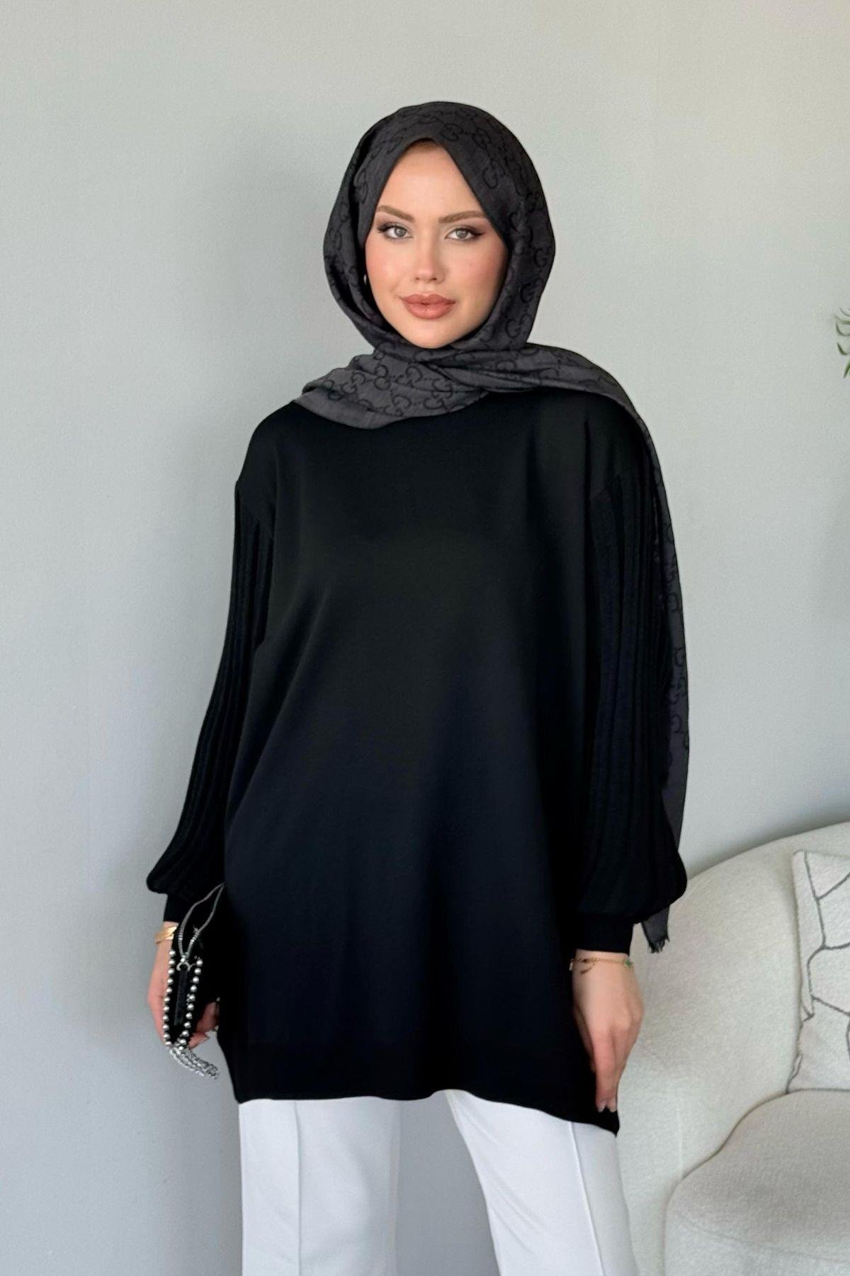 Cahide Merserize Tunik Siyah, Fiyatları 