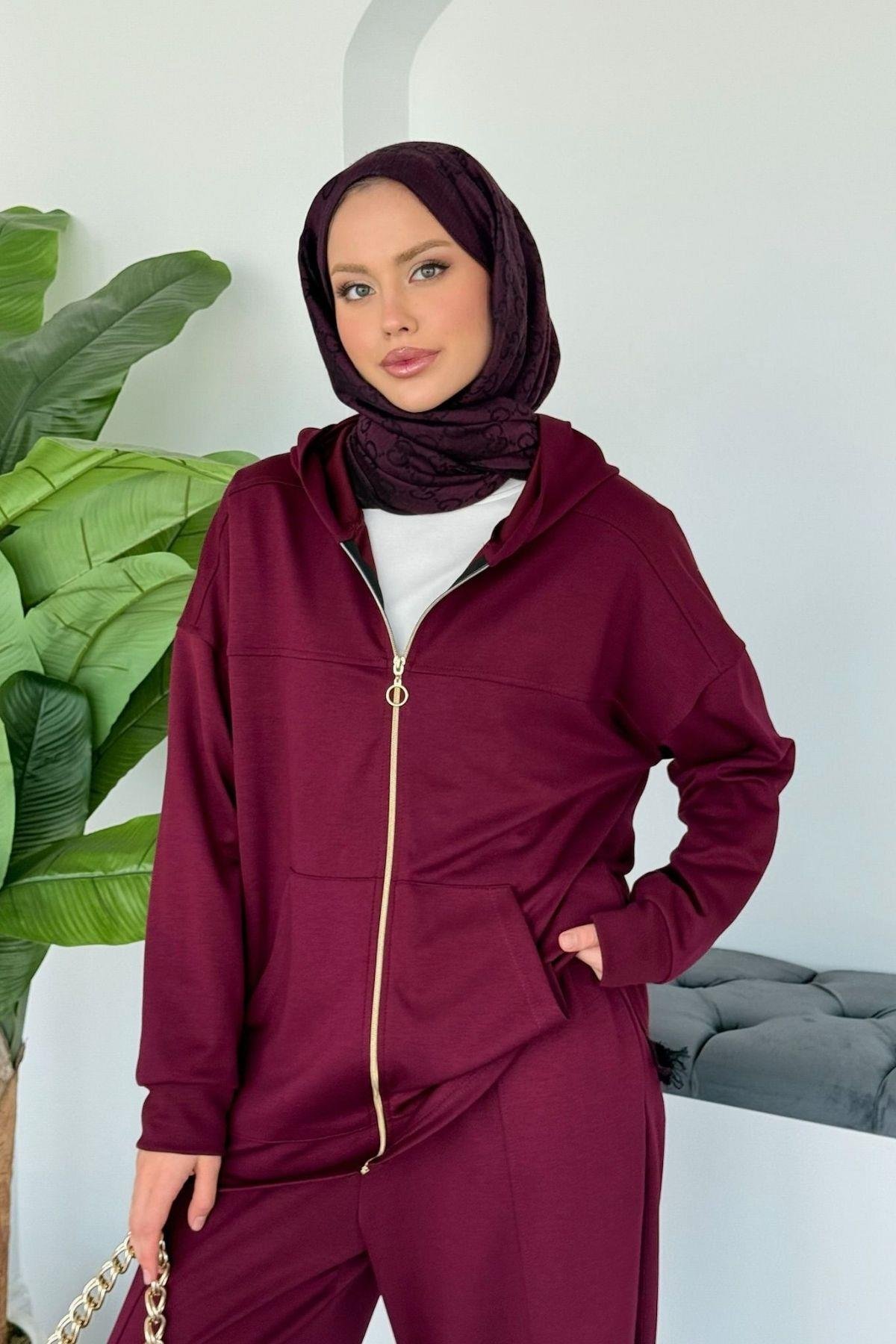 Capri Fermuarlı Spor Takım Bordo, Fiyatları 