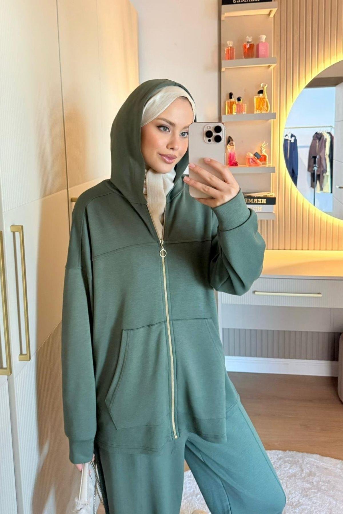 Capri Fermuarlı Spor Takım Haki, Fiyatları 