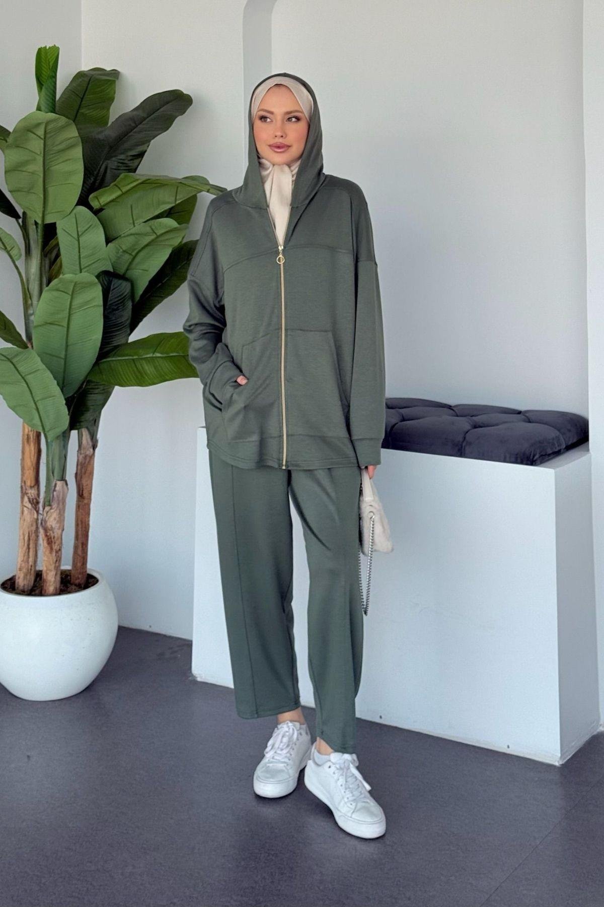 Capri Fermuarlı Spor Takım Haki, Fiyatları 