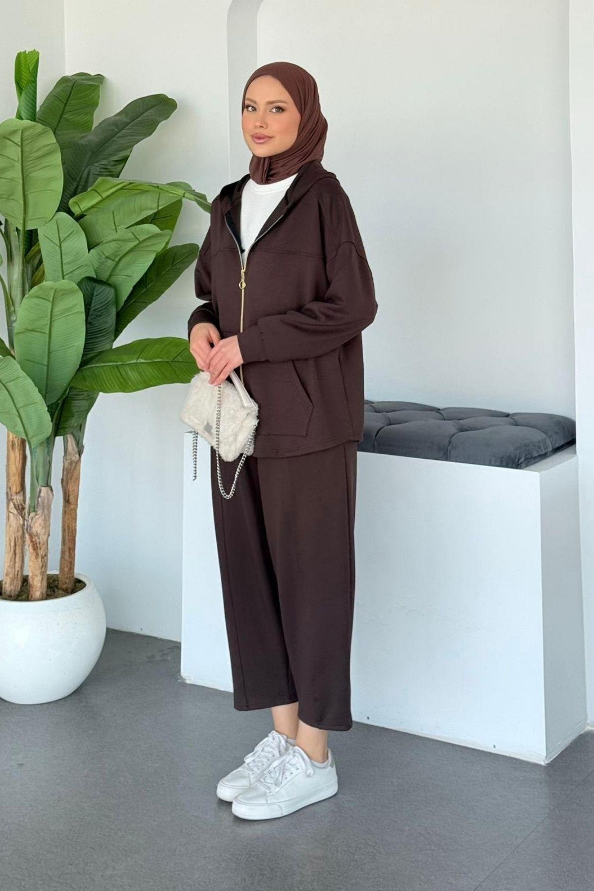 Capri Fermuarlı Spor Takım Kahve, Fiyatları 