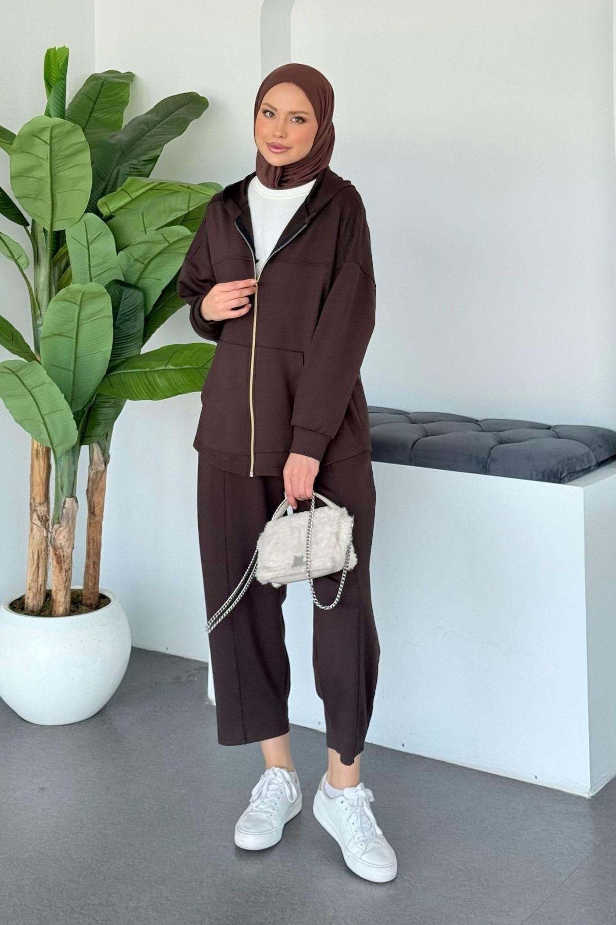 Capri Fermuarlı Spor Takım Kahve, Fiyatları 