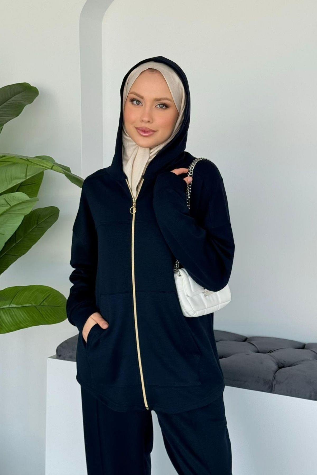 Capri Fermuarlı Spor Takım Lacivert, Fiyatları 