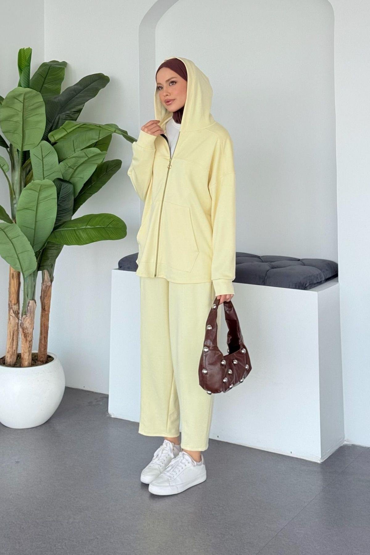 Capri Fermuarlı Spor Takım Sarı, Fiyatları 