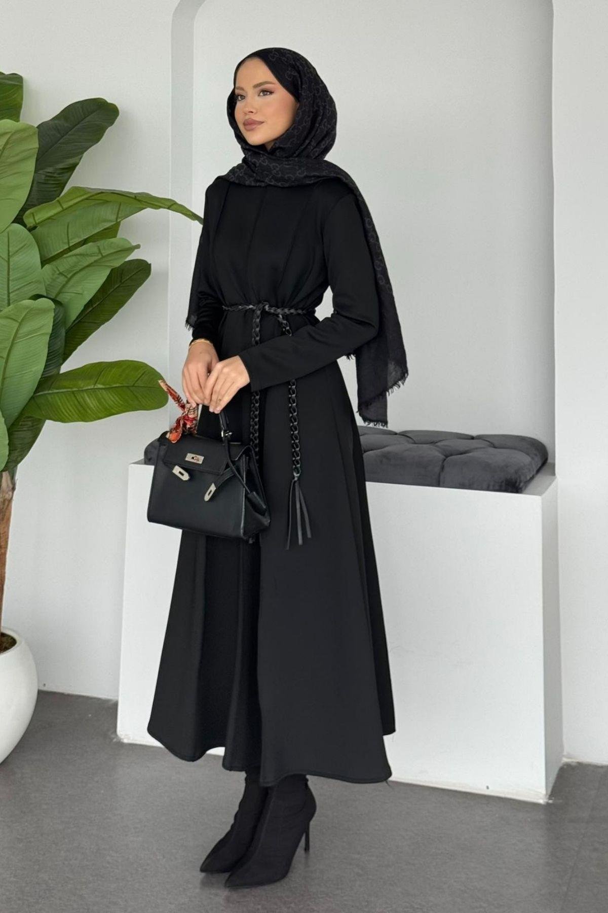 Carina Scuba Elbise Siyah, Fiyatları 