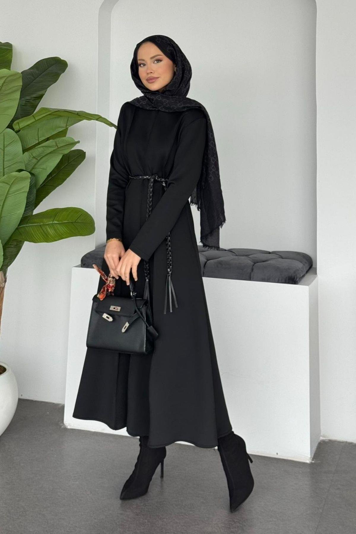 Carina Scuba Elbise Siyah, Fiyatları 