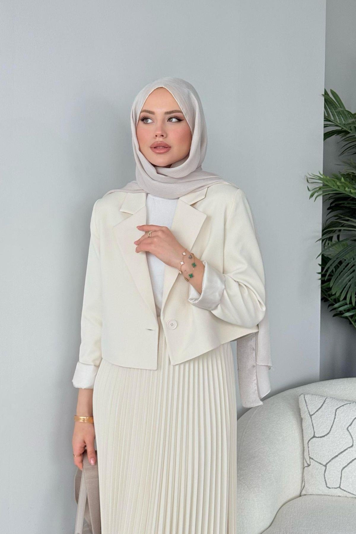 Ceketli Heza Takım Bej, Fiyatları 