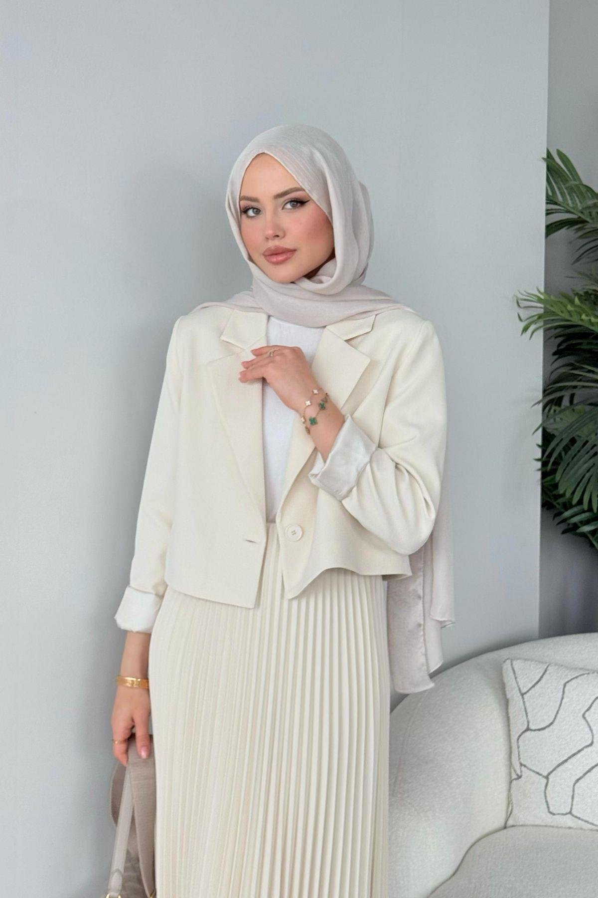 Ceketli Heza Takım Bej, Fiyatları 