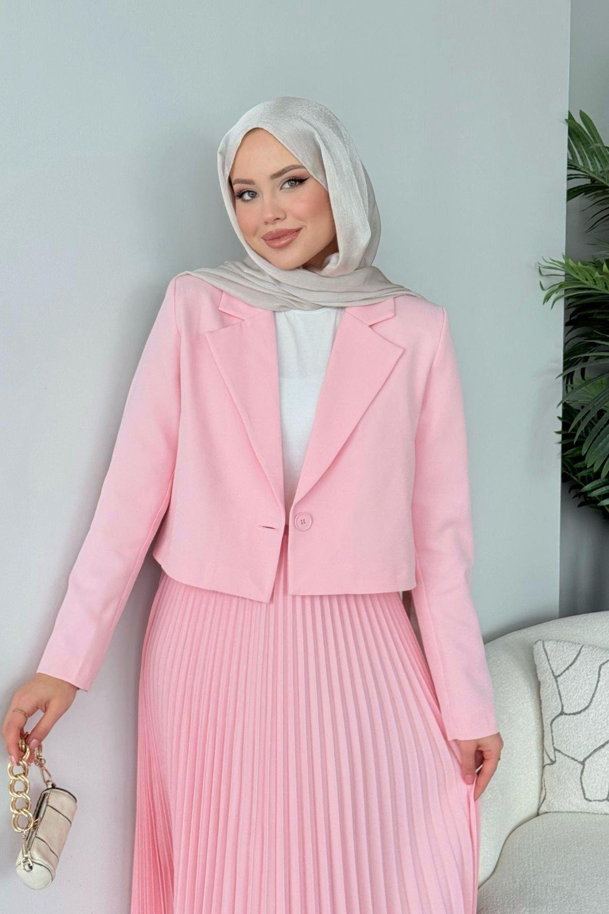 Ceketli Heza Takım Pembe, Fiyatları 