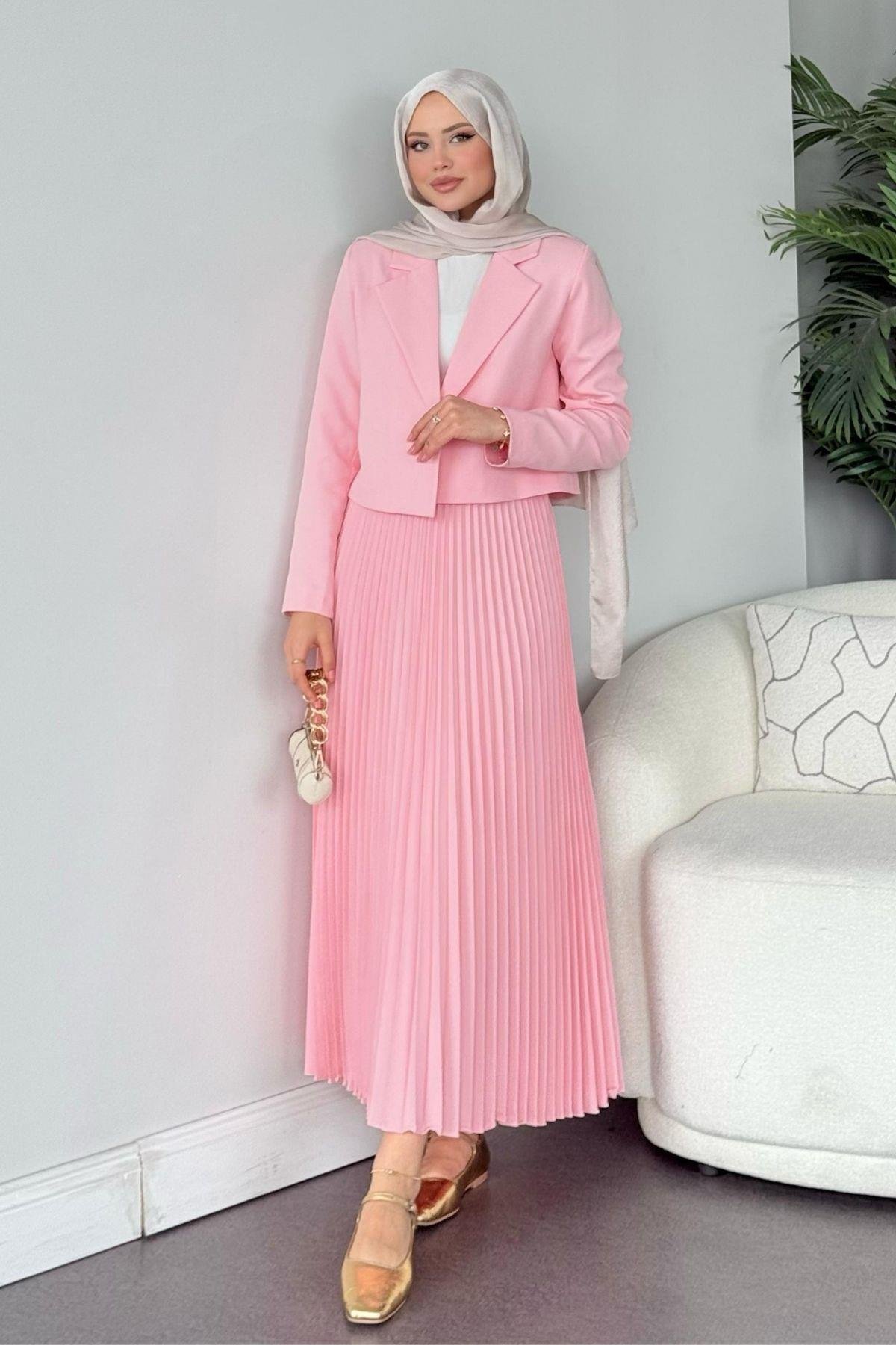 Ceketli Heza Takım Pembe, Fiyatları 