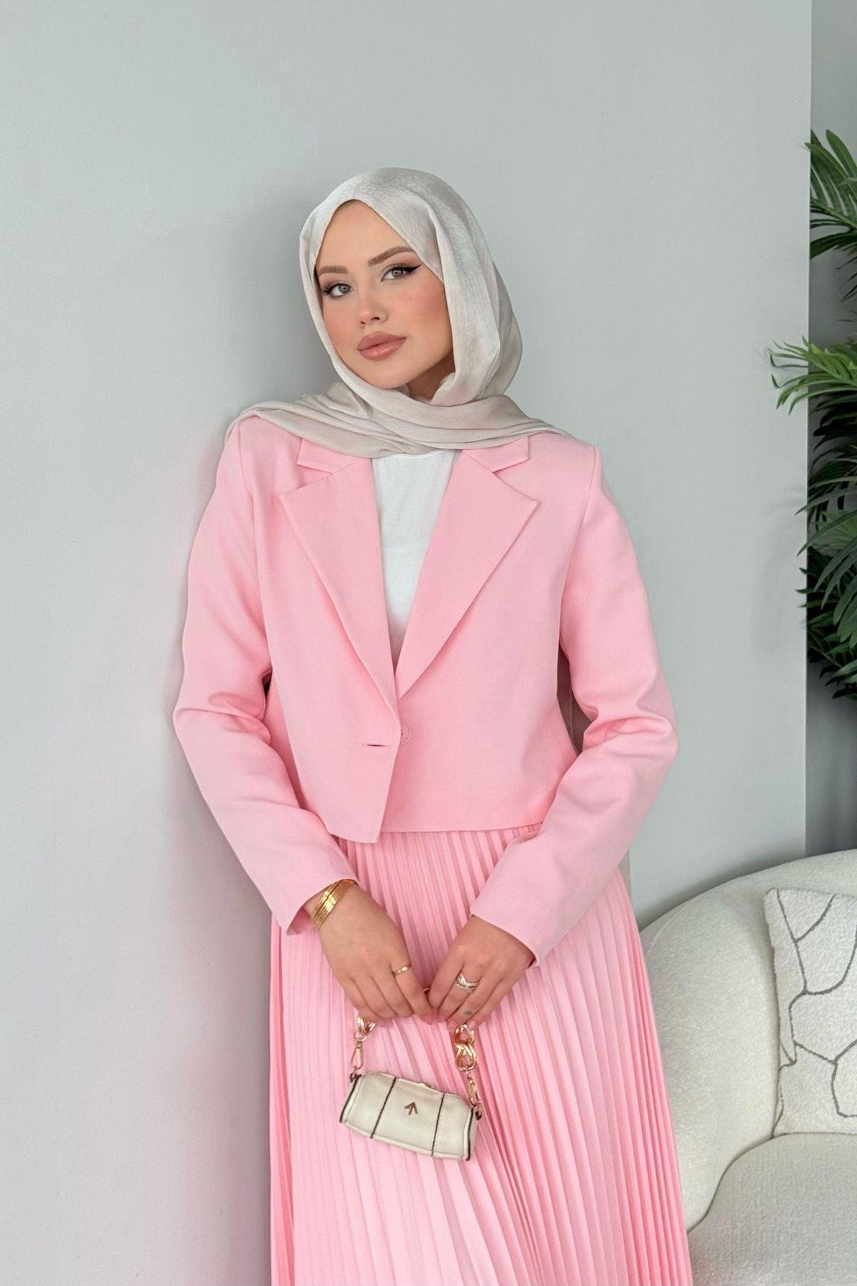 Ceketli Heza Takım Pembe, Fiyatları 