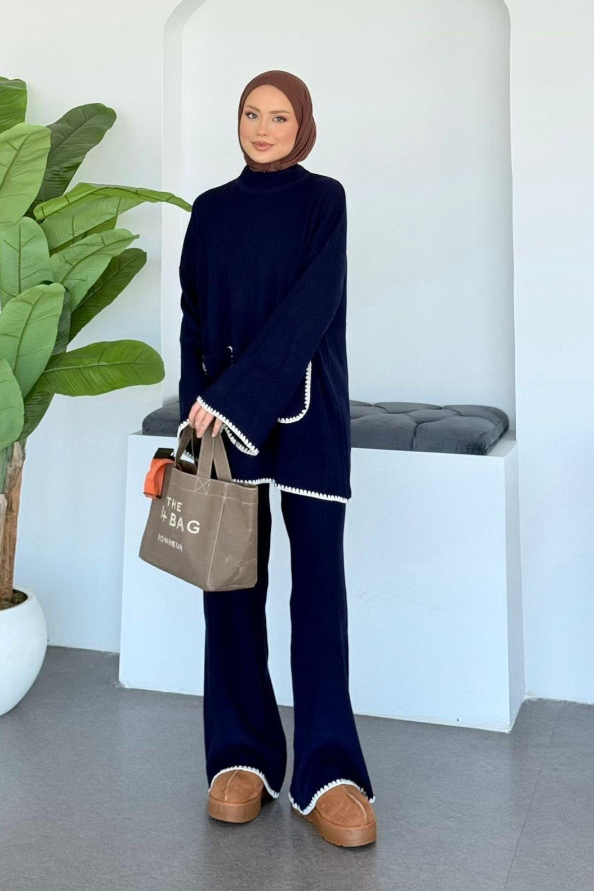 Cep Örgülü Fitilli Takım Lacivert, Fiyatları 