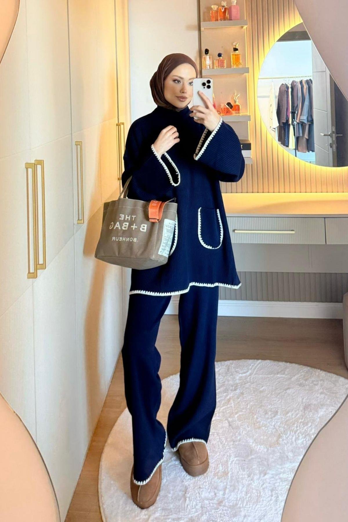 Cep Örgülü Fitilli Takım Lacivert, Fiyatları 