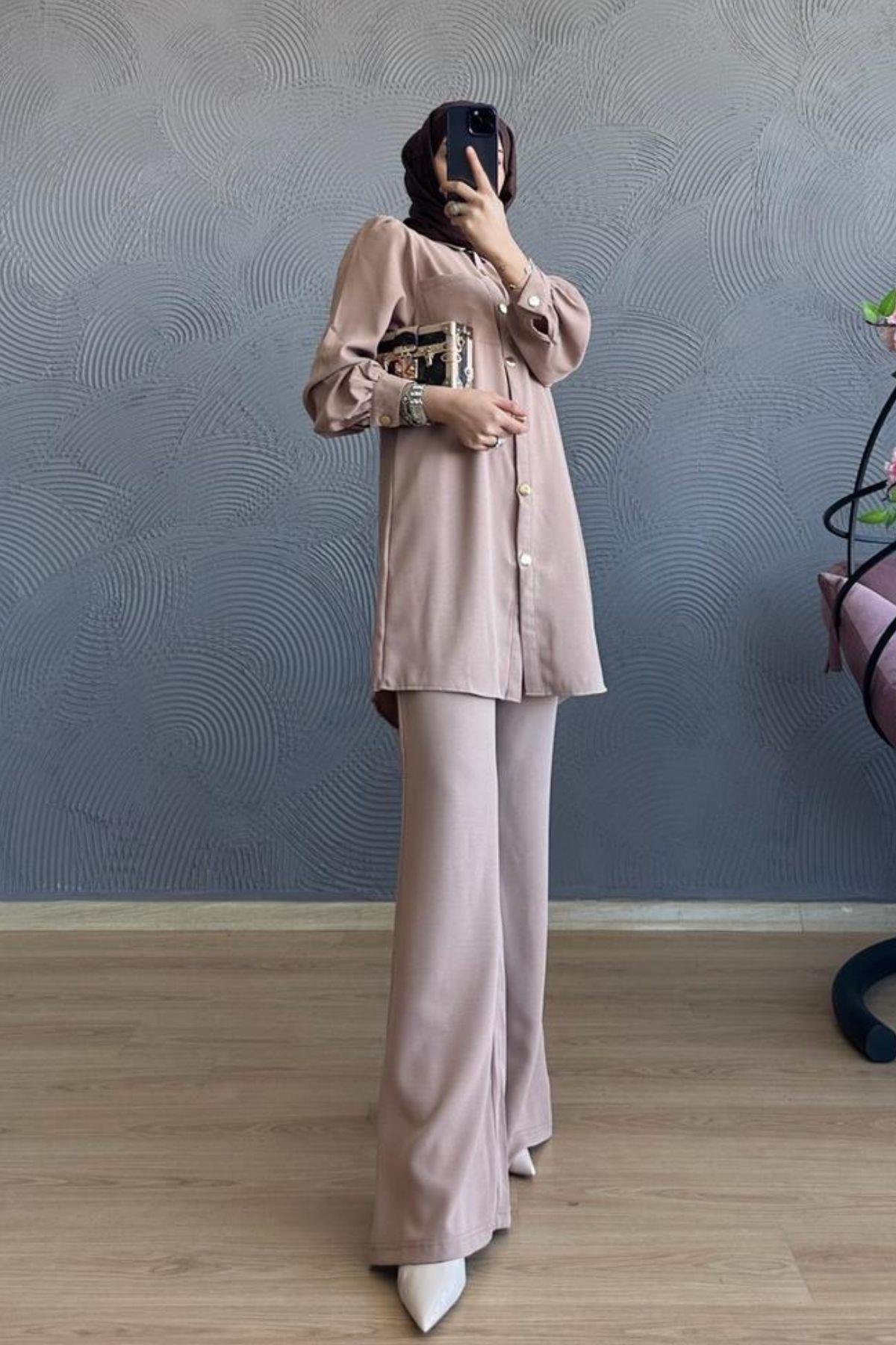 Cepli Düğmeli Takım Camel, Fiyatları 