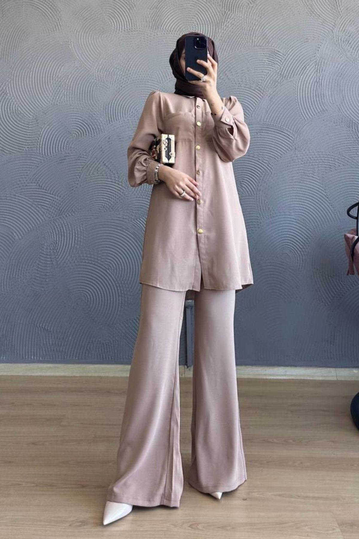 Cepli Düğmeli Takım Camel, Fiyatları 