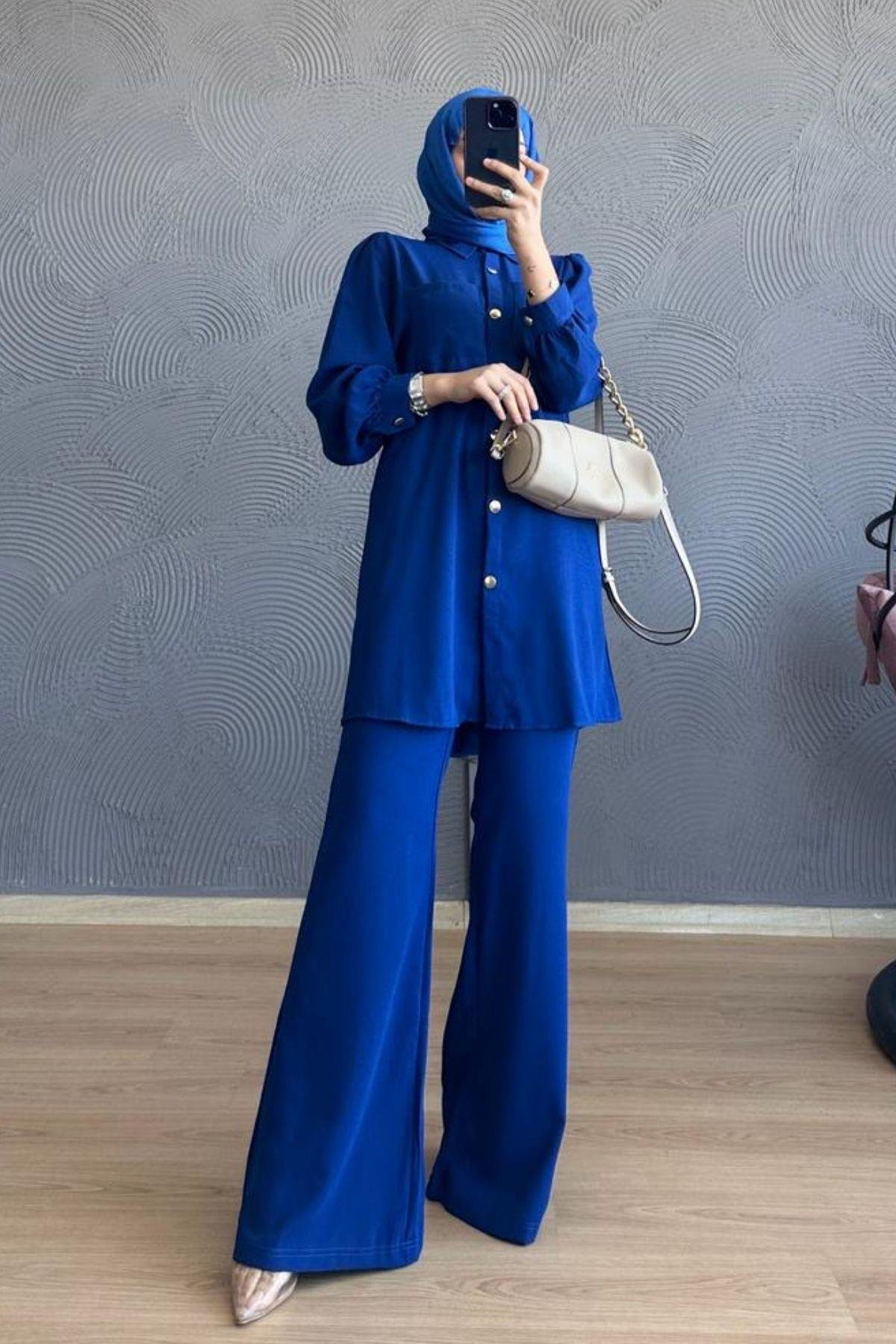 Cepli Düğmeli Takım Saks, Fiyatları 