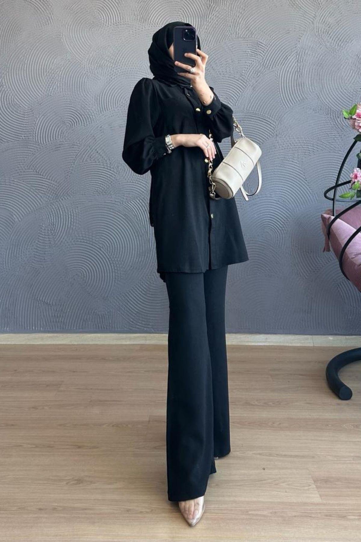 Cepli Düğmeli Takım Siyah, Fiyatları 