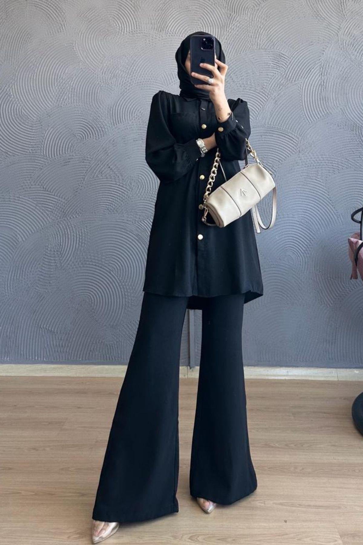 Cepli Düğmeli Takım Siyah, Fiyatları 