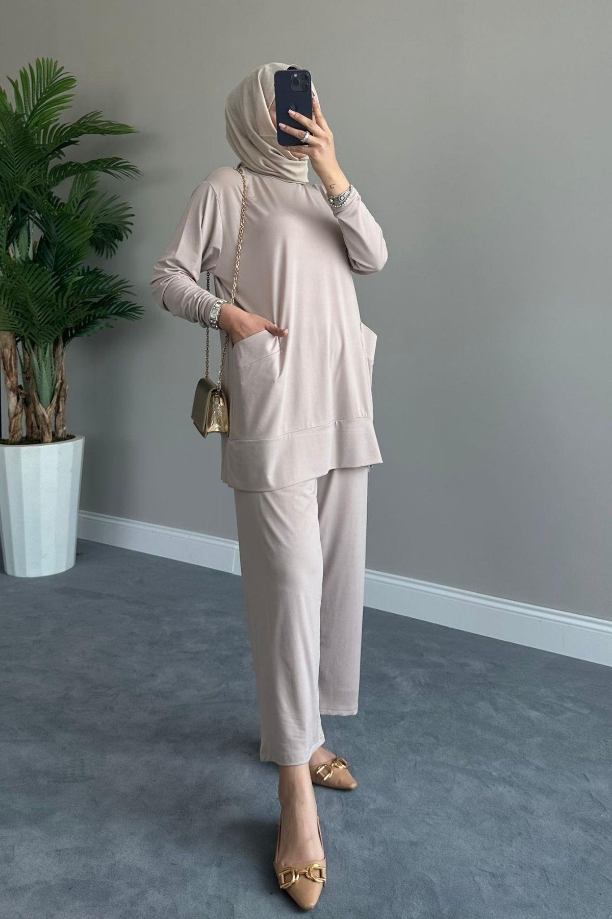 Cepli Sandy Takım Bej, Fiyatları 