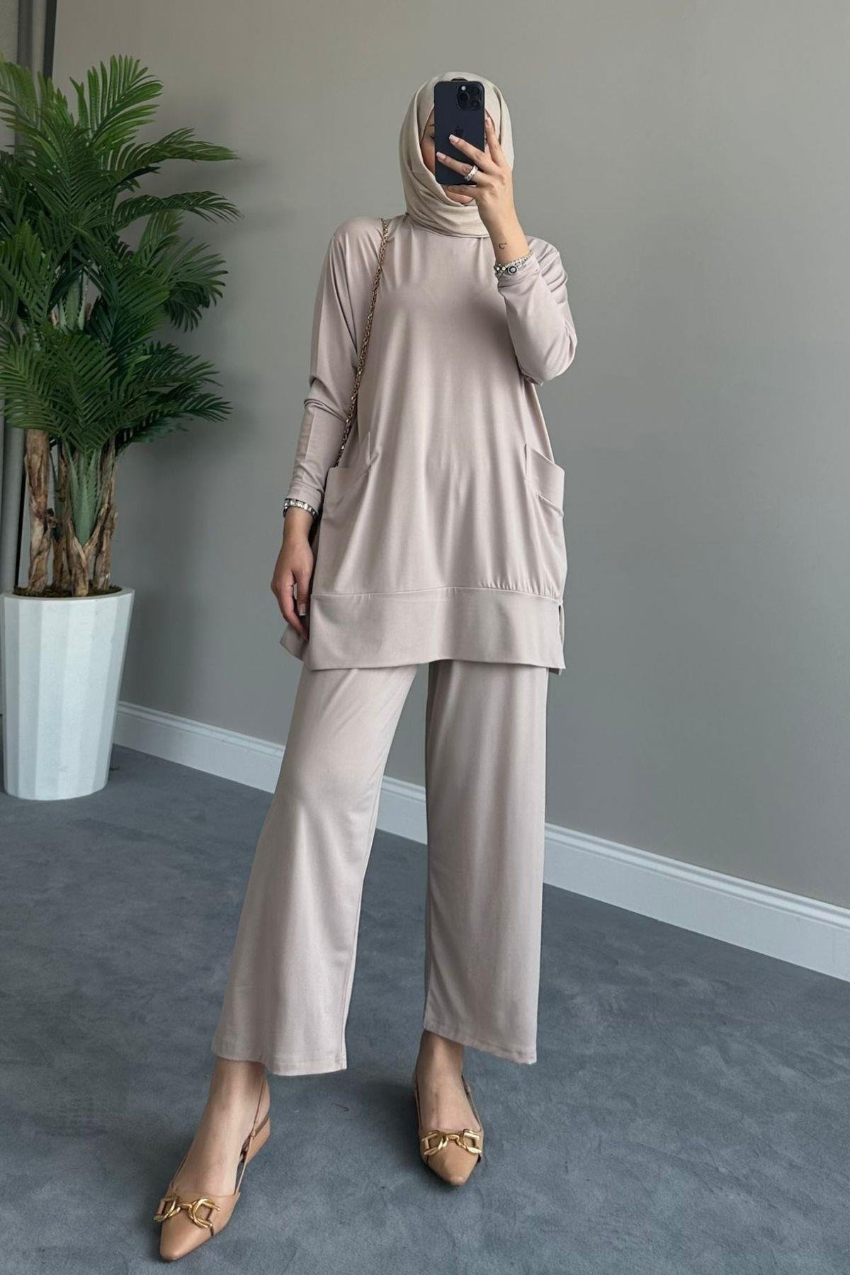 Cepli Sandy Takım Bej, Fiyatları 