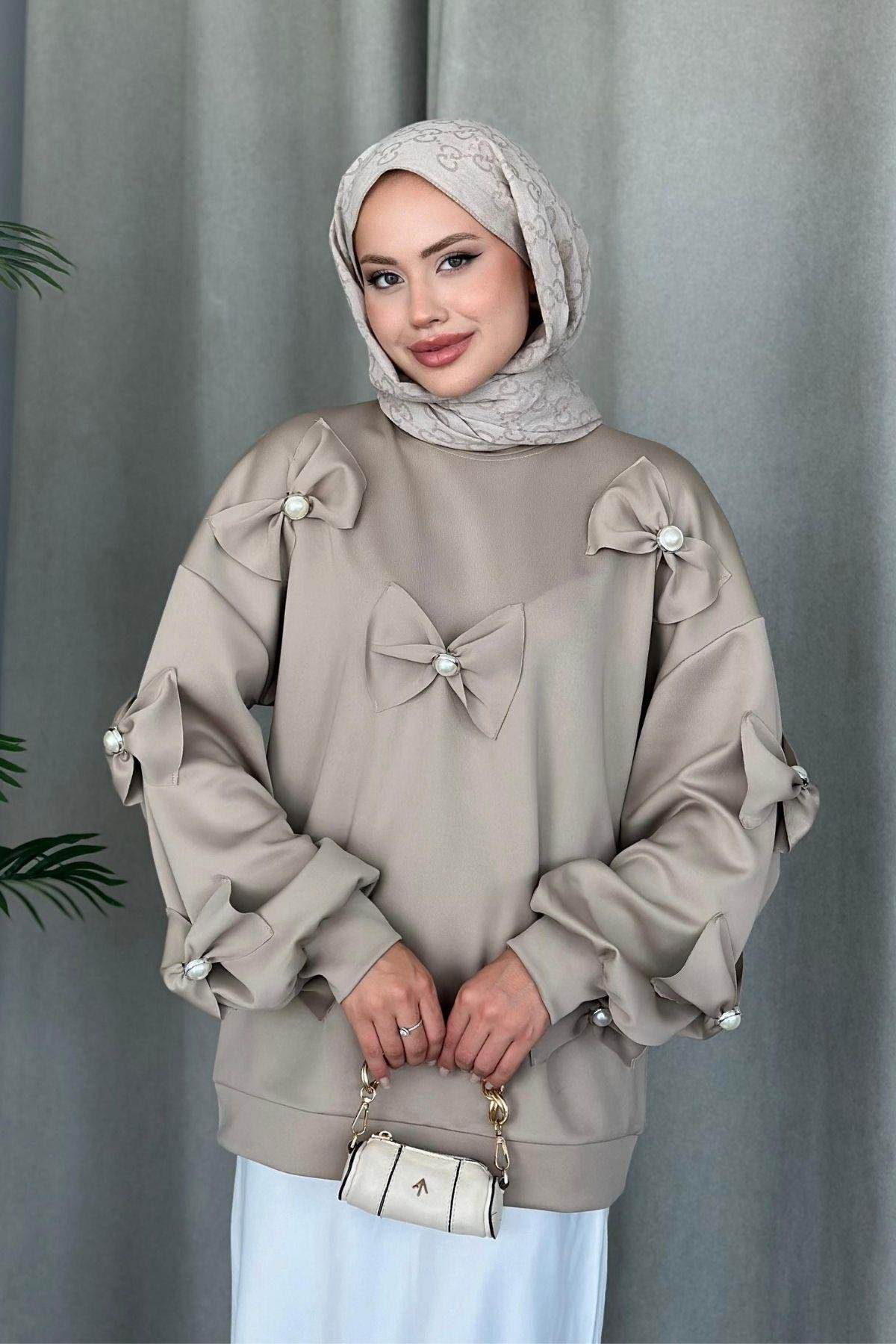 Cesika Scuba Sweat Bej, Fiyatları 