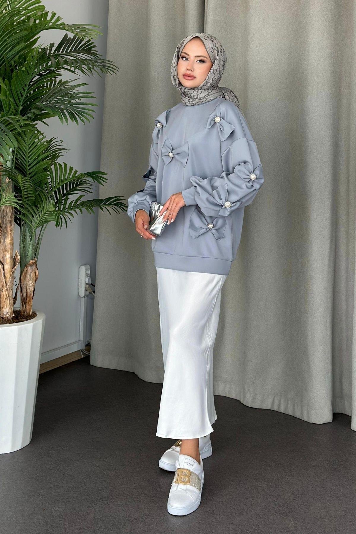 Cesika Scuba Sweat Gri, Fiyatları 