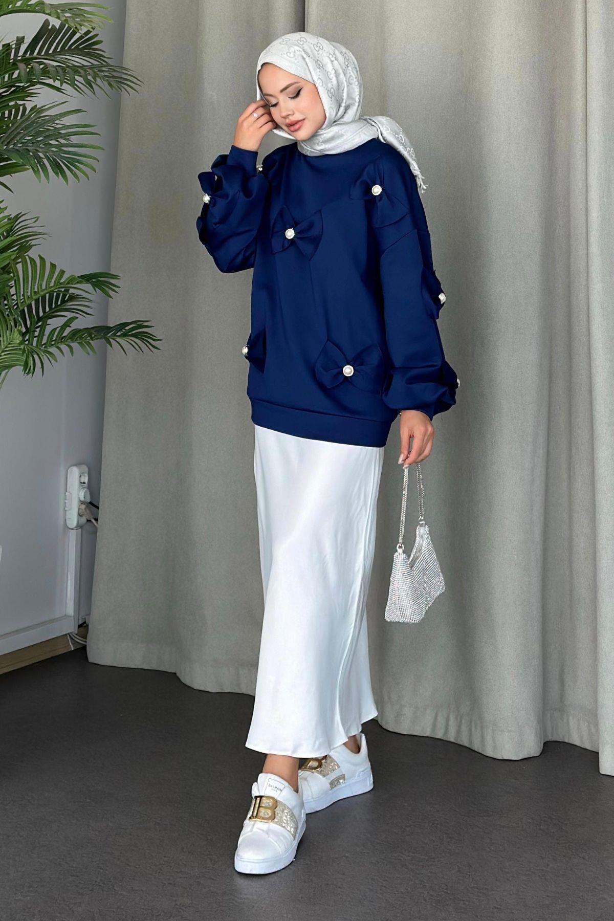 Cesika Scuba Sweat Lacivert, Fiyatları 