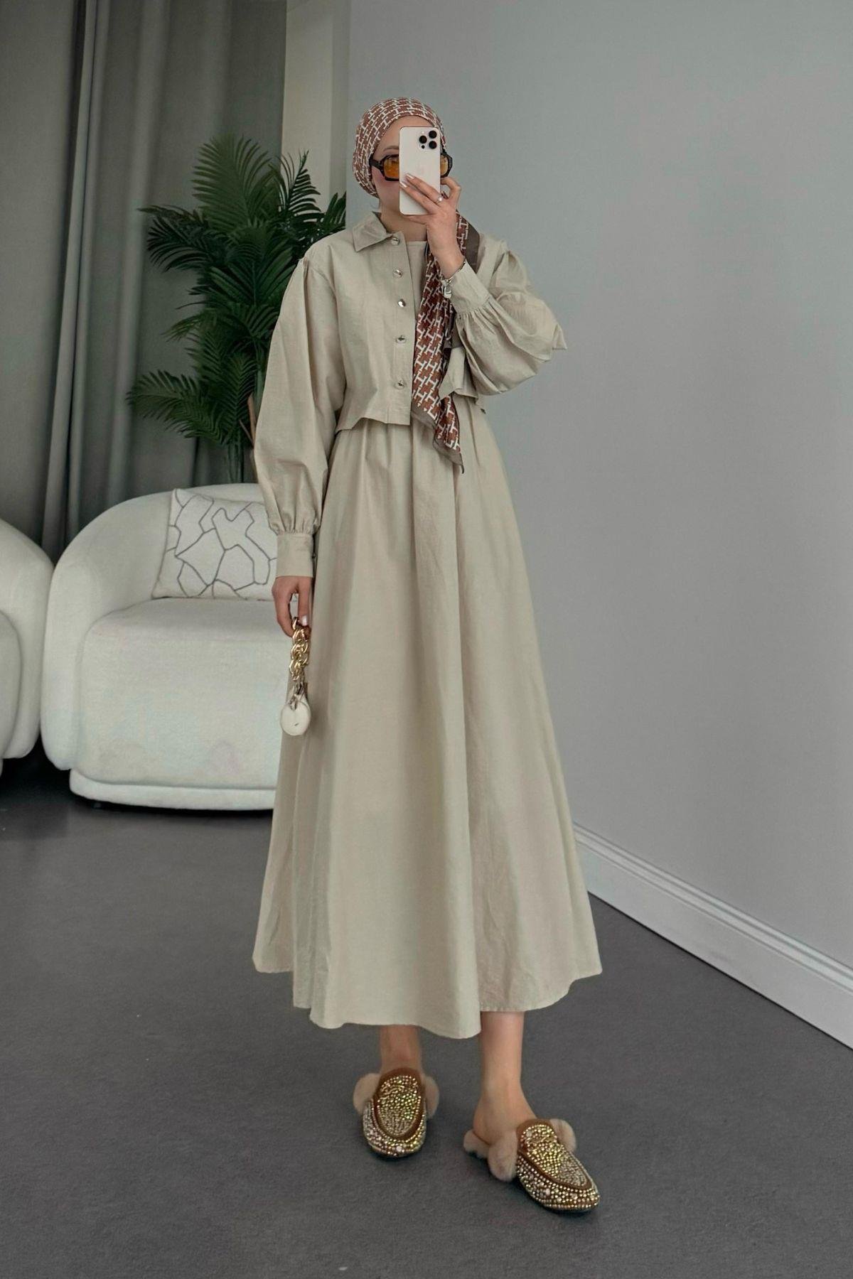 Çiçek Elbise Bej, Fiyatları 