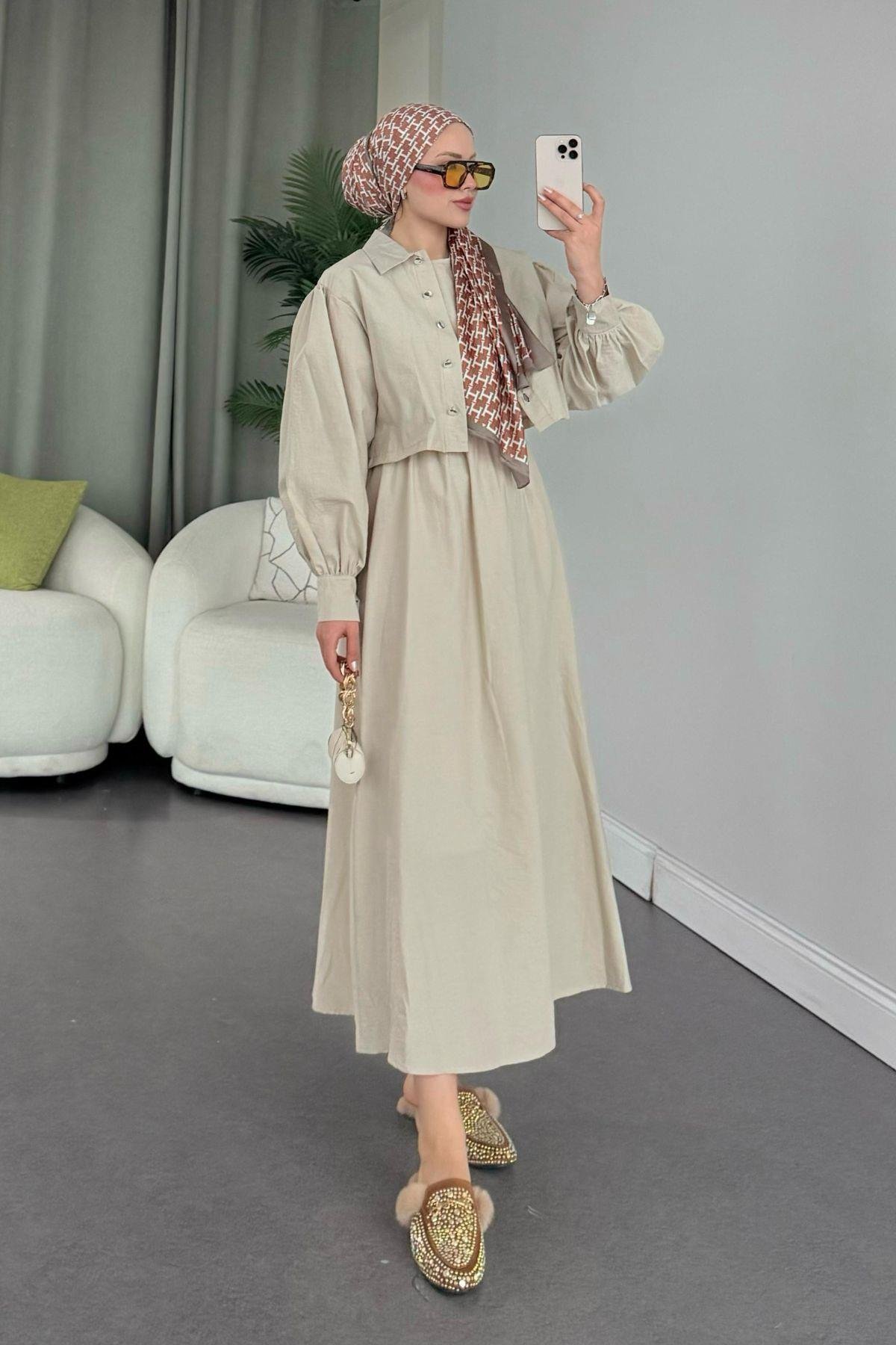 Çiçek Elbise Bej, Fiyatları 