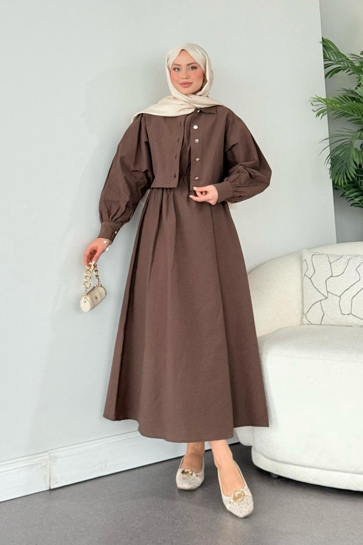 Çiçek Elbise Kahve, Fiyatları 