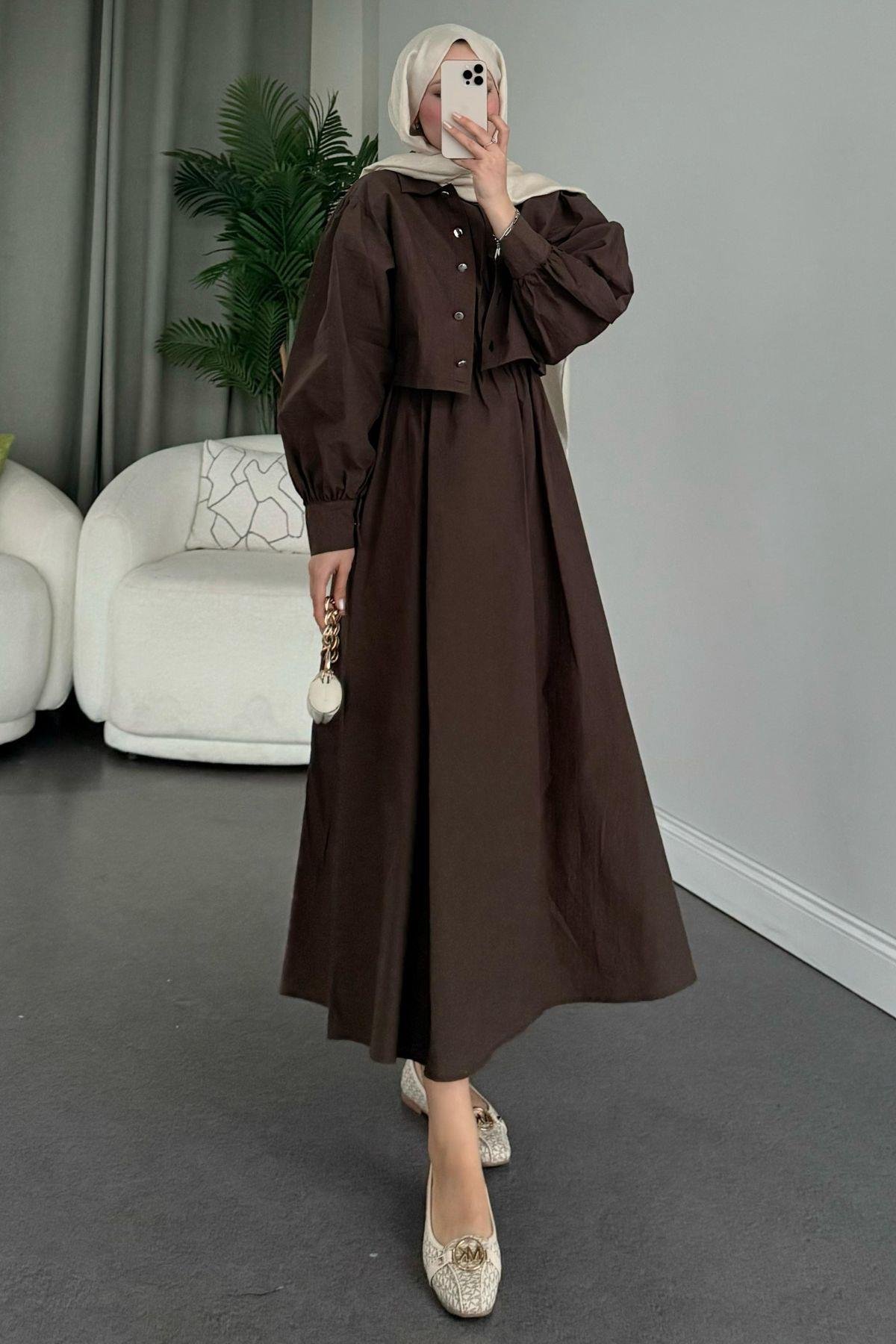 Çiçek Elbise Kahve, Fiyatları 