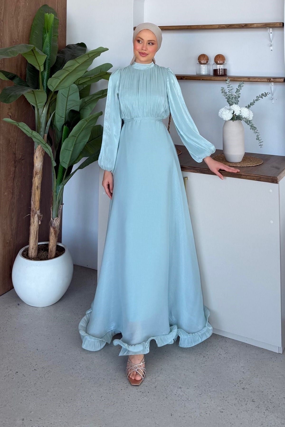 Çimen Abiye Bebe Mavi, Fiyatları Çimen Abiye Bebe mavi| Haza Moda