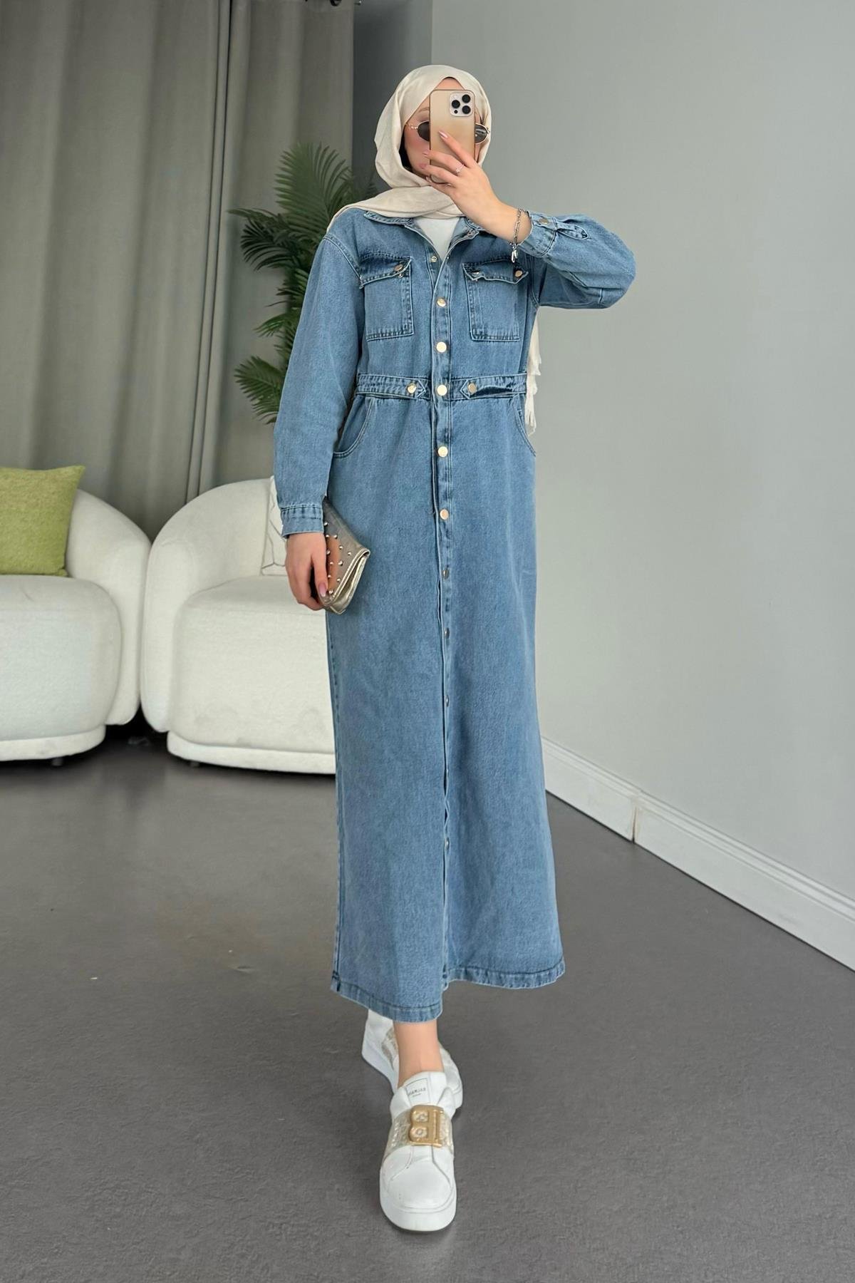 Cıtcıtlı Kot Elbise, Fiyatları 