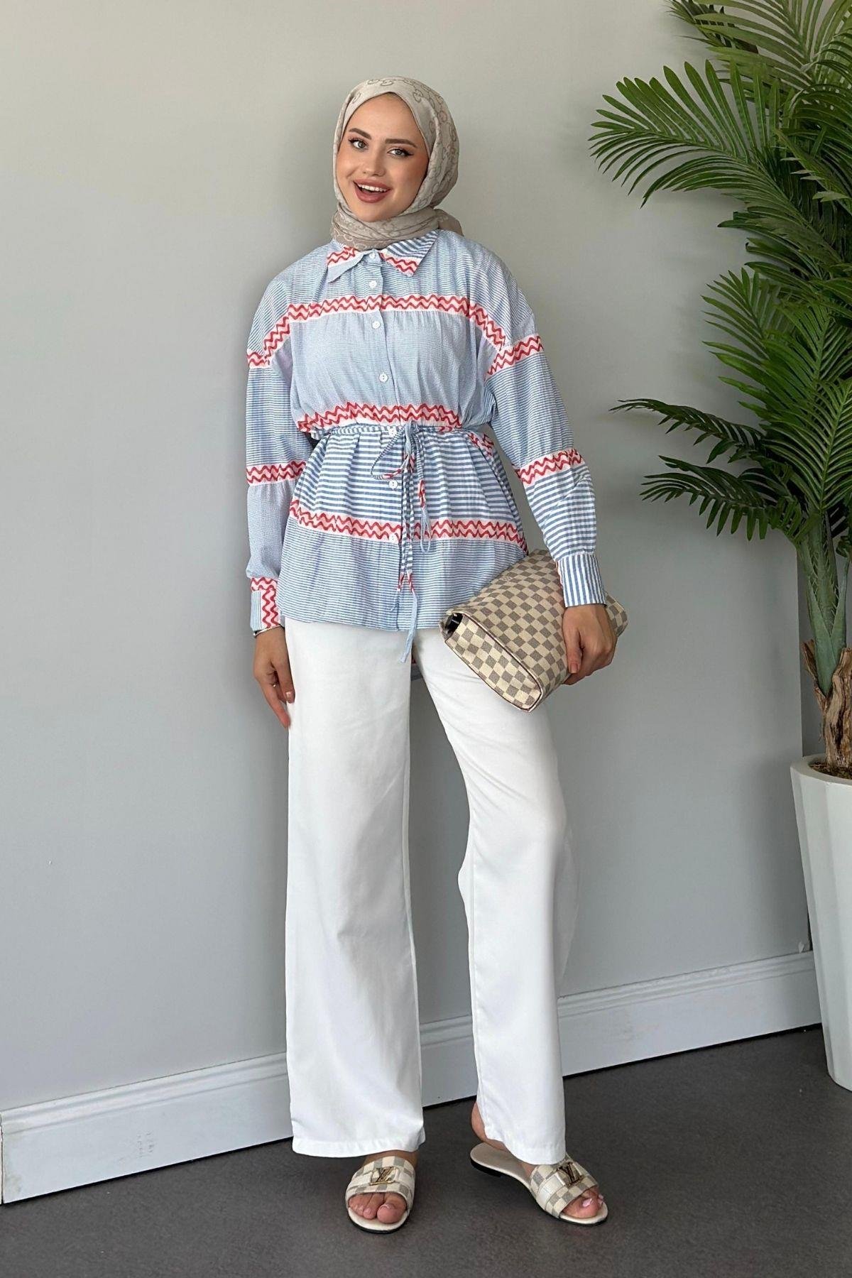 Çizgili Gömlek Mavi, Fiyatları 