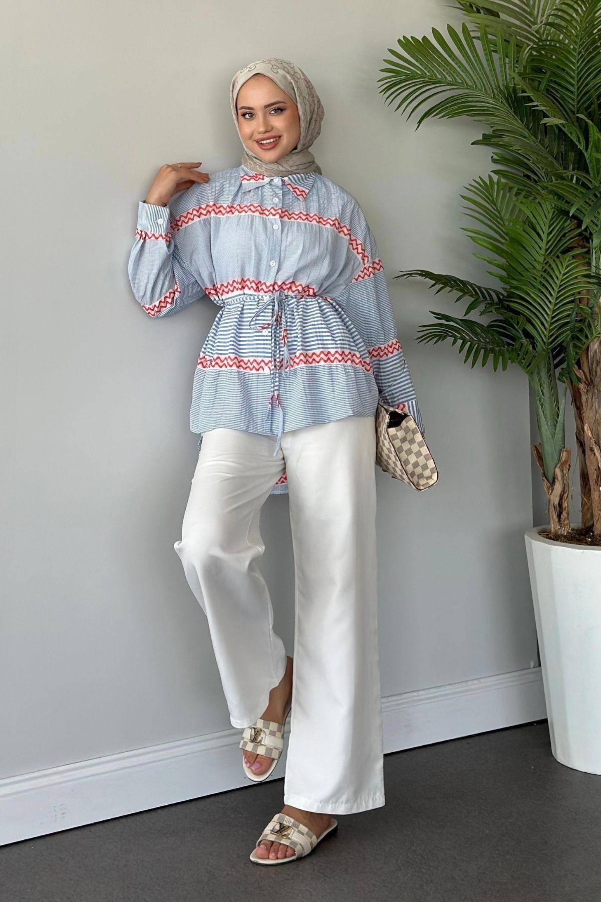 Çizgili Gömlek Mavi, Fiyatları 