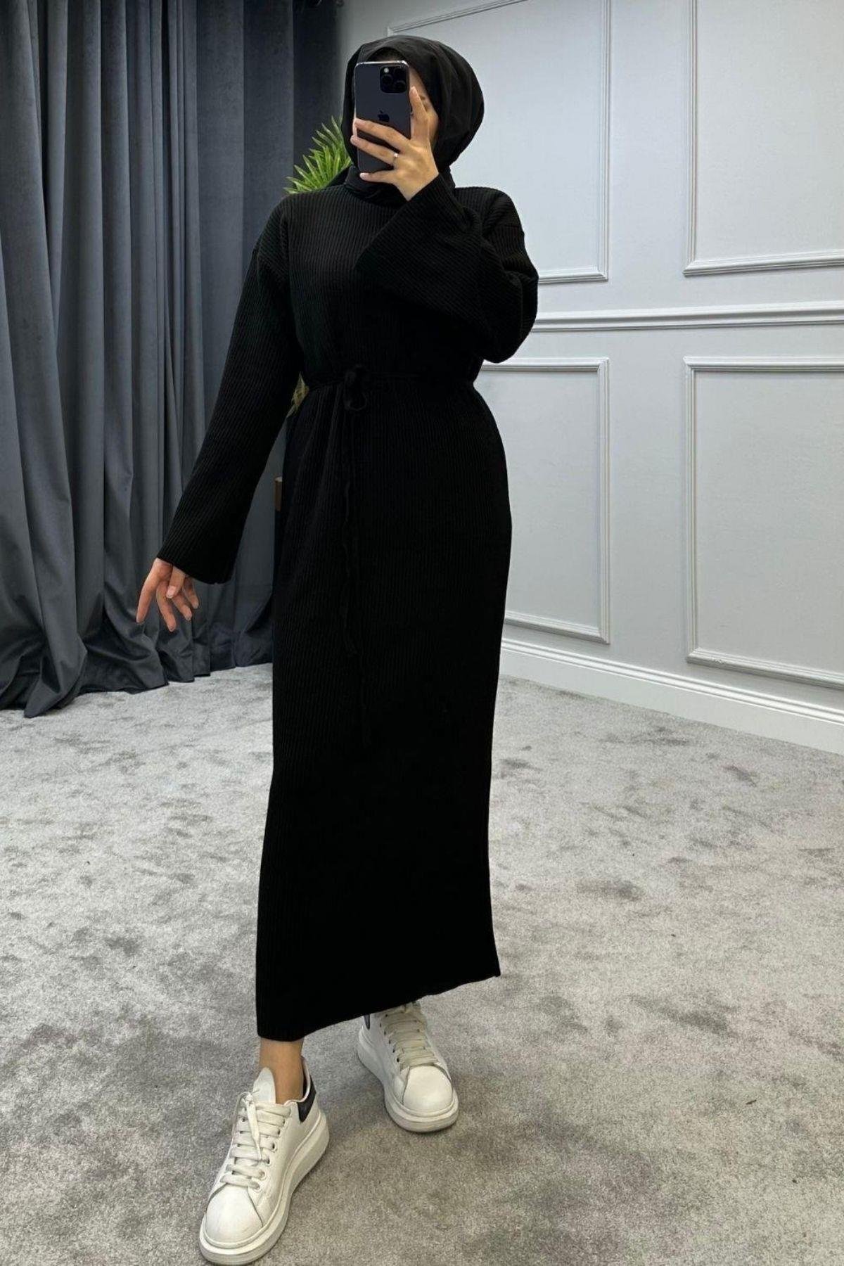 Clara Triko Elbise Siyah, Fiyatları 