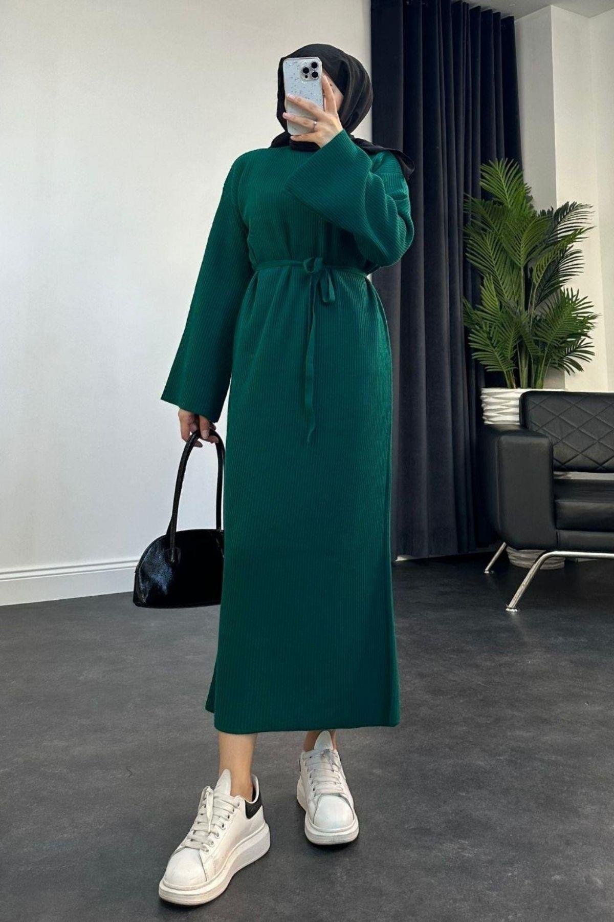 Clara Triko Elbise Zümrüt, Fiyatları 