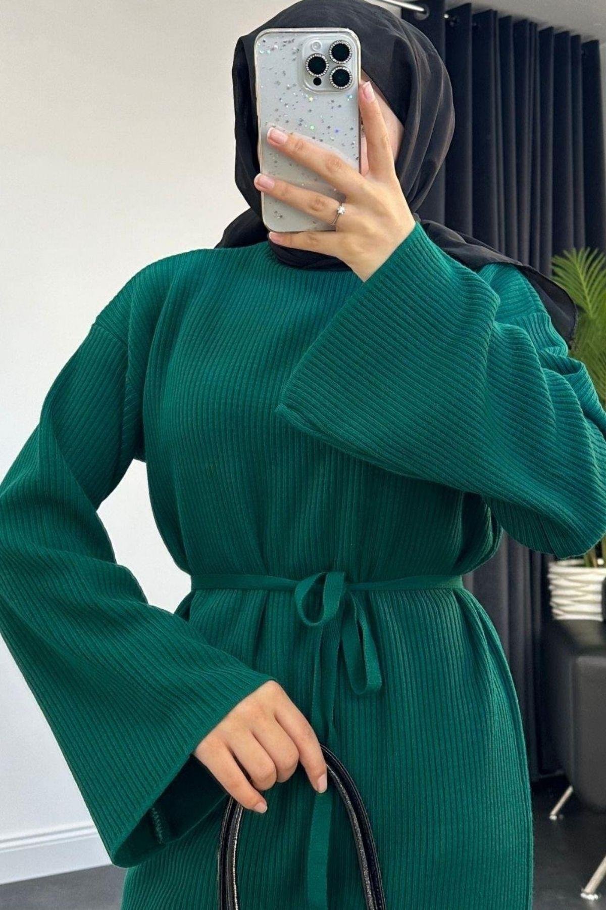 Clara Triko Elbise Zümrüt, Fiyatları 